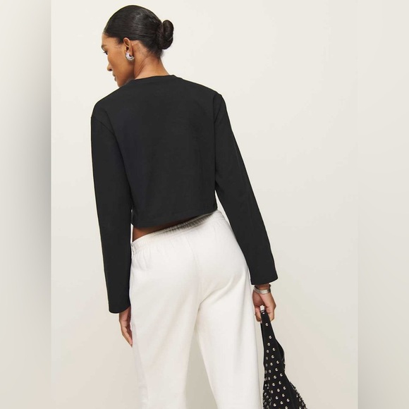 Asher Cropped Oversized Longsleeve Tee size S - Picture 3 of 8